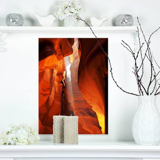 Designart - Antelope Canyon in Sunlight Rays